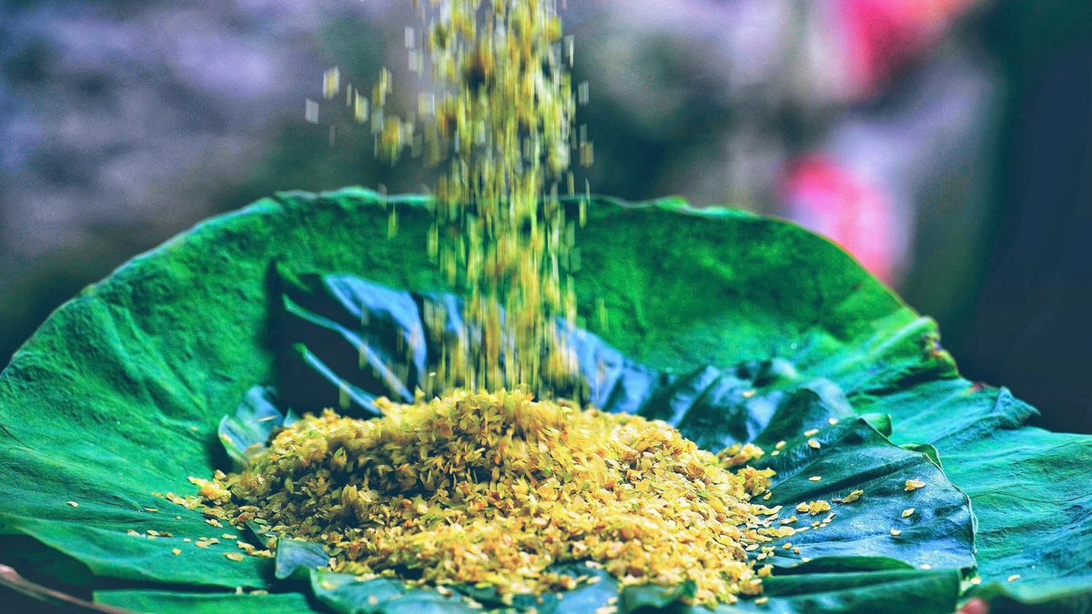Cốm làng Vòng - vị thu Hà Nội