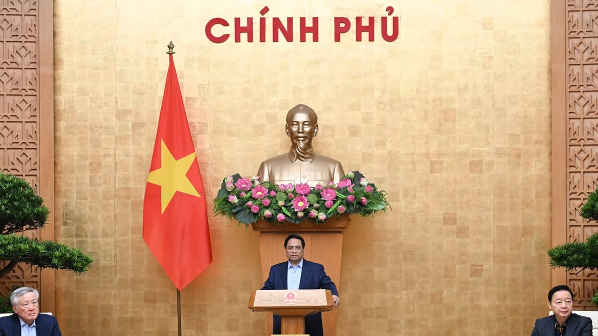 [Fotoğraf] Hükümet, Vietnam'daki Uluslararası Finans Merkezi ile ilgili 8 kararname hakkında özel bir toplantı düzenliyor