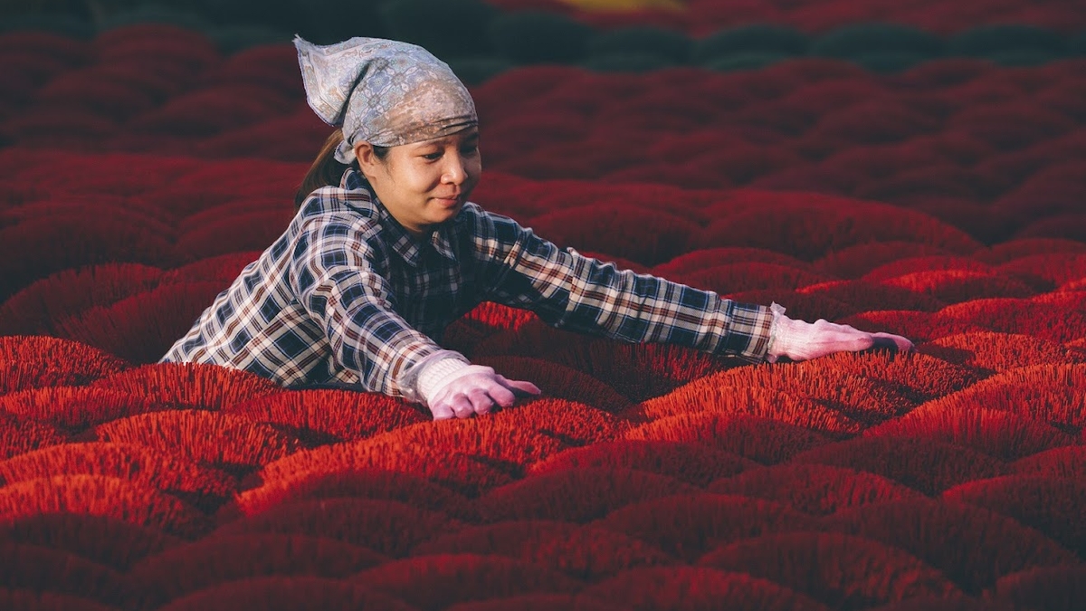 Χωριό Θυμιάματος Quang Phu Cau: Ανακαλύπτοντας το κόκκινο χρώμα των προαστίων του Ανόι