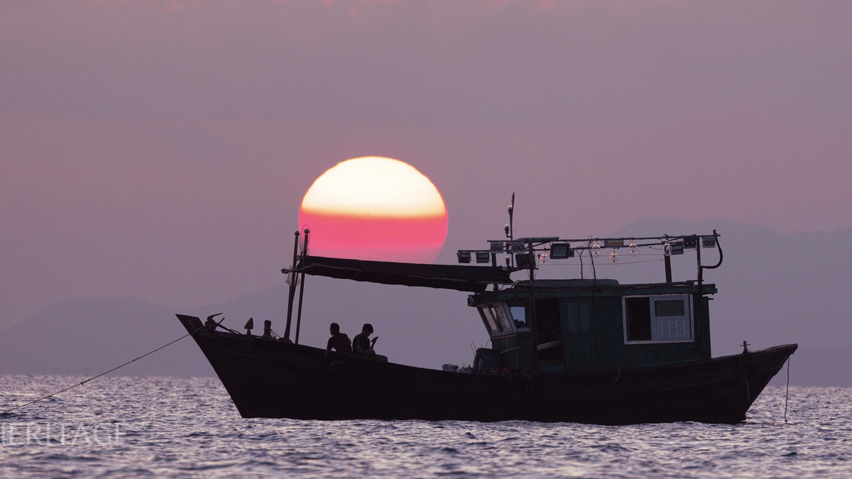 Privind răsăritul soarelui pe insula Co To