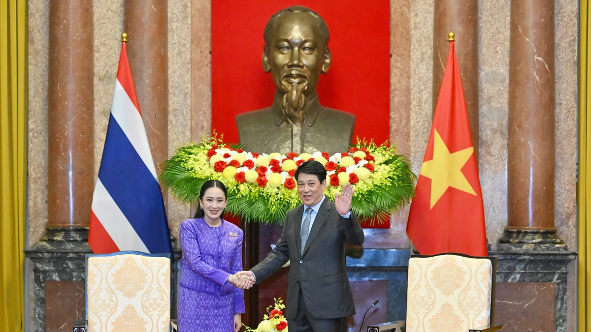 [Photo] President Luong Cuong receives Prime Minister of the Kingdom of Thailand Paetongtarn Shinawatra