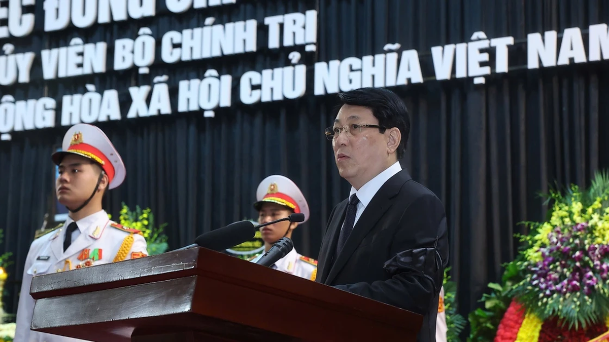 Elogio en el servicio conmemorativo del expresidente Tran Duc Luong