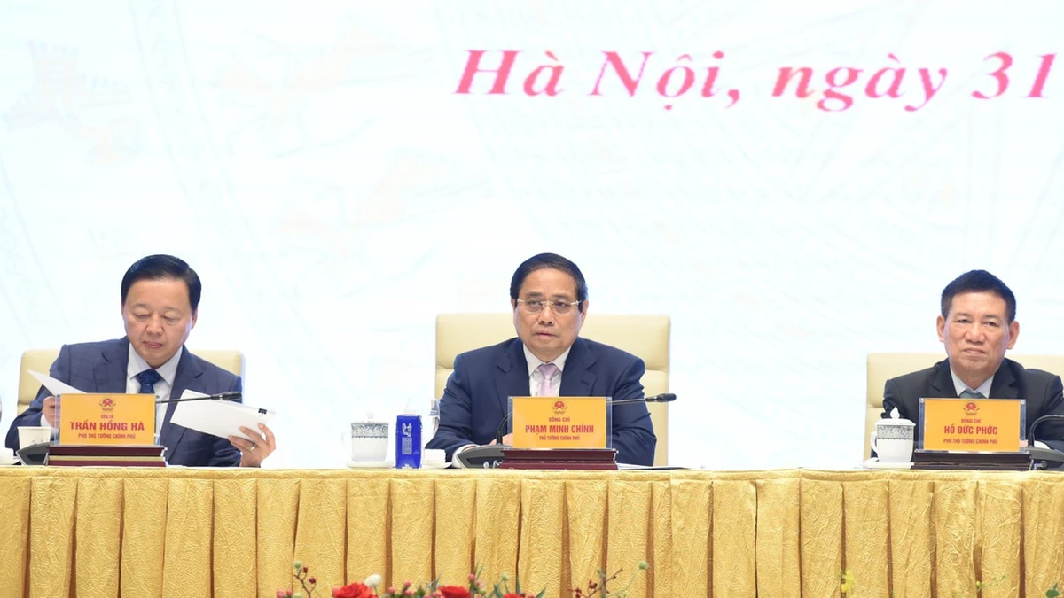 [Ảnh] Thủ tướng Chính phủ Phạm Minh Chính chủ trì cuộc Tọa đàm với doanh nghiệp, hiệp hội doanh nghiệp