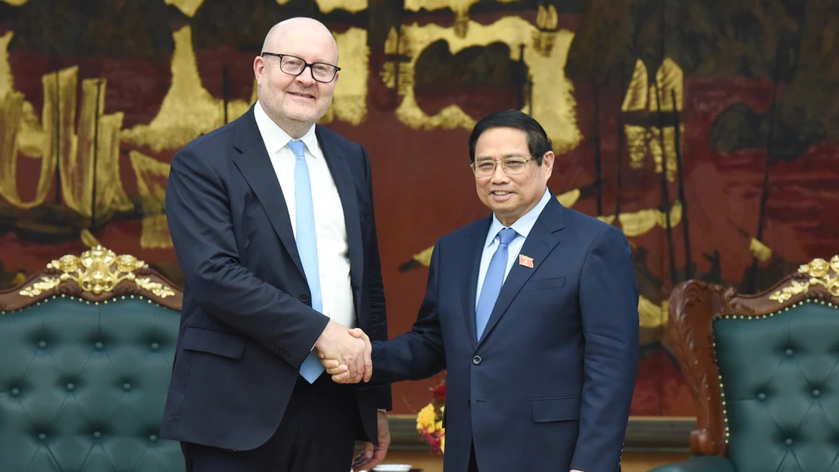 [Photo] Prime Minister Pham Minh Chinh receives Mr. Tomas Heidar, Chief Justice of the International Tribunal for the Law of the Sea (ITLOS)
