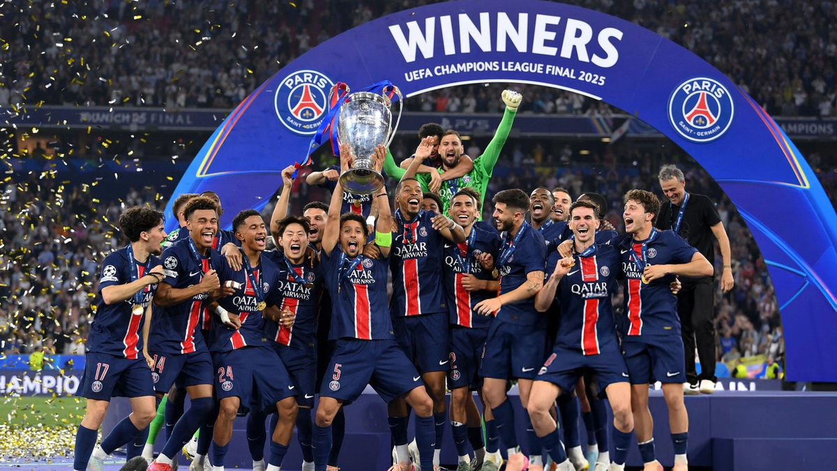 Đại thắng Inter Milan với tỉ số 5-0, PSG lần đầu vô địch Champions League
