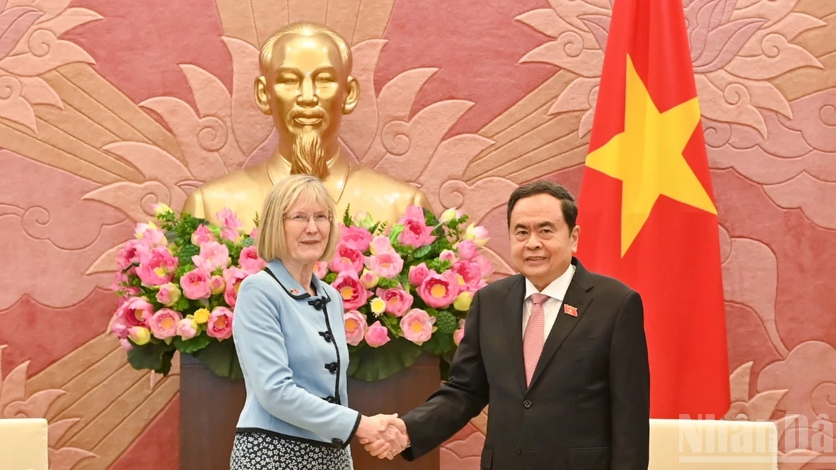[Ảnh] Chủ tịch Quốc hội Trần Thanh Mẫn tiếp Đại sứ Australia