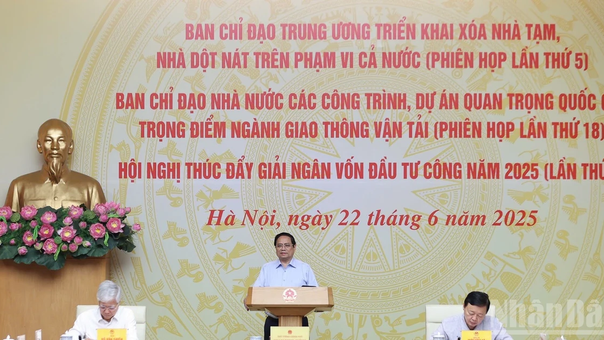Quyết tâm đẩy nhanh tiến độ giải ngân vốn đầu tư công, triển khai các công trình trọng điểm và xóa nhà tạm, nhà dột nát