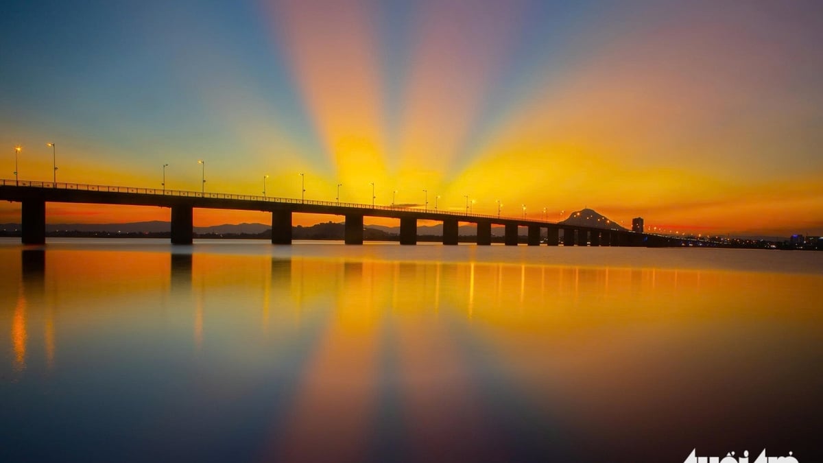 Brilliant sunset in Tuy Hoa