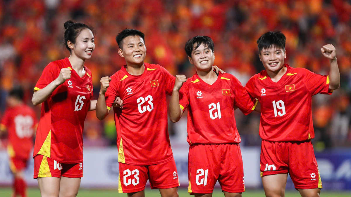 Dominating the competition, Vietnam women's team won a resounding victory over Maldives