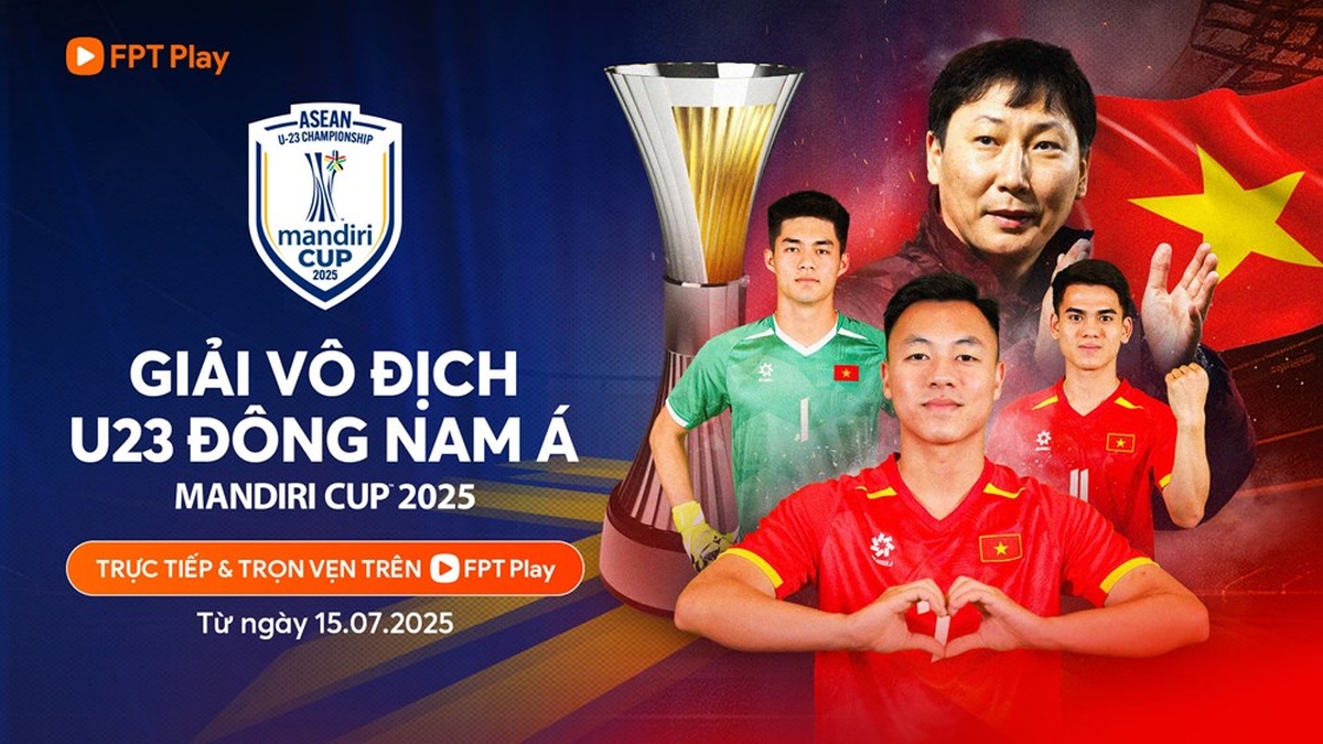 FPT Play เป็นเจ้าของลิขสิทธิ์แต่เพียงผู้เดียวสำหรับการแข่งขัน U23 ภูมิภาคเอเชียตะวันออกเฉียงใต้ ปี 2025