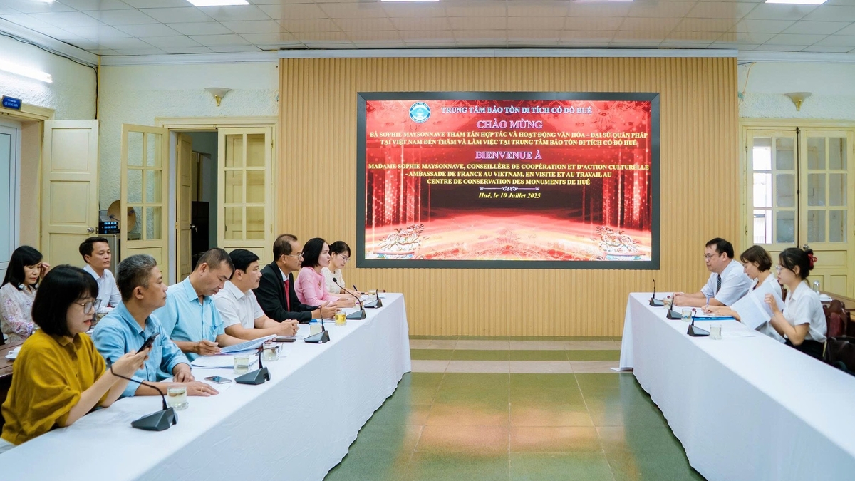 ពង្រឹងប្រទេសបារាំង-កិច្ចសហប្រតិបត្តិការ Hue ក្នុងការអភិរក្សបេតិកភណ្ឌវប្បធម៌