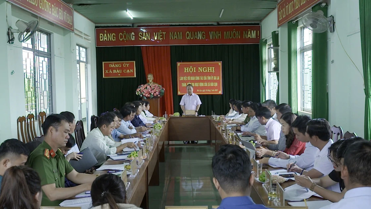 អនុលេខាគណៈកម្មាធិការបក្សខេត្ត Chau Ngoc Tuan៖ ត្រូវរៀបចំការងារបុគ្គលិកឱ្យបានល្អសម្រាប់សមាជគណៈប្រតិភូបក្សឃុំ Bau Can។