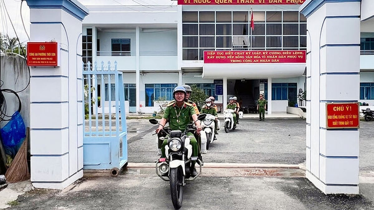 Thoi Son Ward Police maintain model of security, order and urban civilization