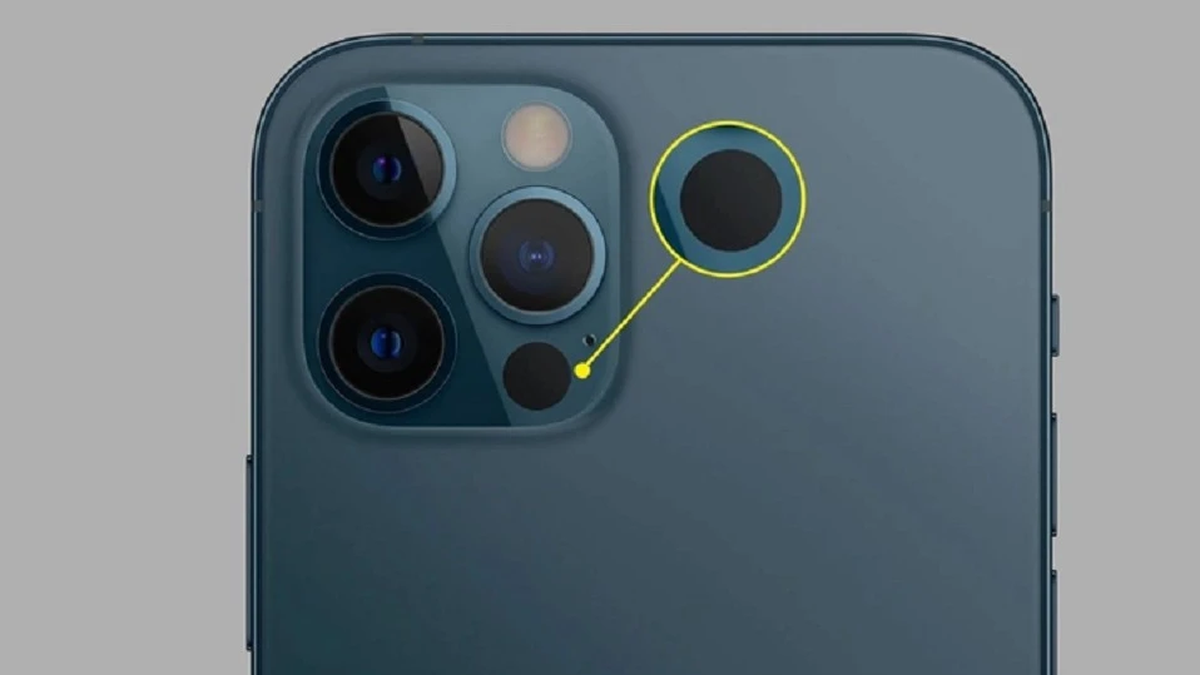 What is the round hole under the iPhone Pro camera that makes everyone curious?