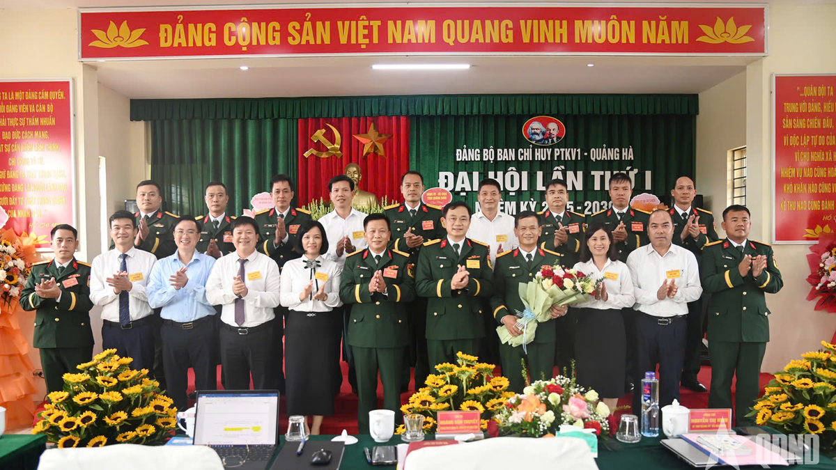 មហាសន្និបាតលើកទី១ គណៈកម្មាធិការបក្ស បញ្ជាការដ្ឋានការពារភូមិភាគទី១ - Quang Ha អាណត្តិ ២០២៥-២០៣០