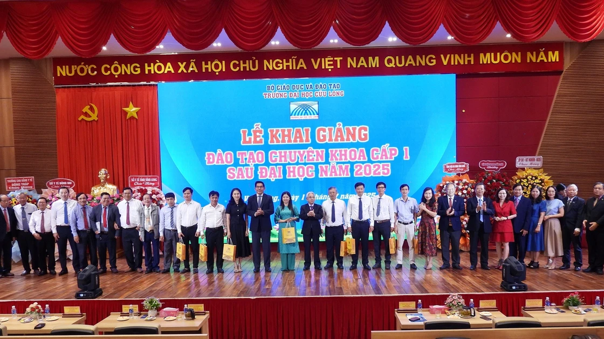 Trường ĐH Cửu Long khai giảng đào tạo Chuyên khoa cấp 1 sau đại học