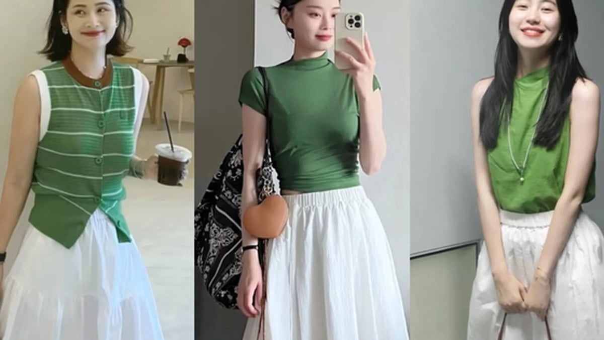To follow the Old Money style, you definitely need to buy a white dress, it looks luxurious and light.