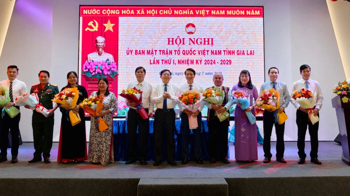 The first conference of the Vietnam Fatherland Front Committee of Gia Lai province for the 2024-2029 term
