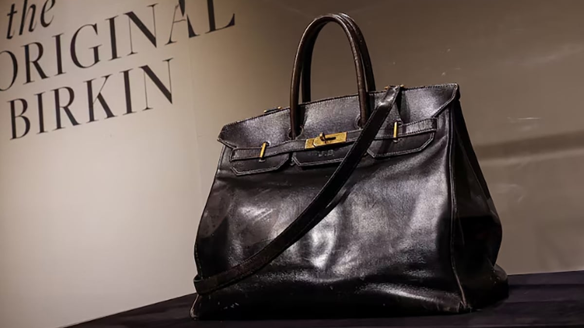 Túi Hermès của Jane Birkin bán đấu giá hơn 260 tỉ đồng