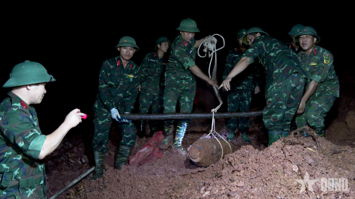 Militärkommando der Provinz Bac Ninh: Bombe rechtzeitig verlegen und sicher zünden