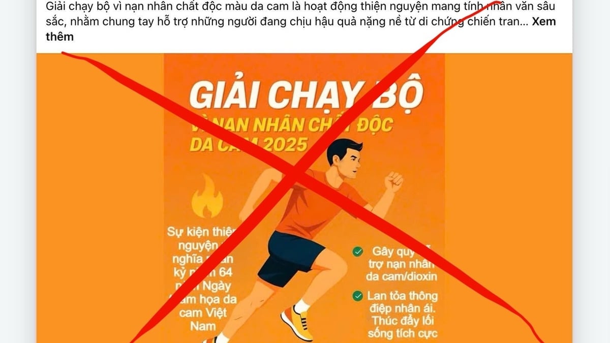 Being cheated out of money when registering for a run through a fake fanpage: The person involved is helpless