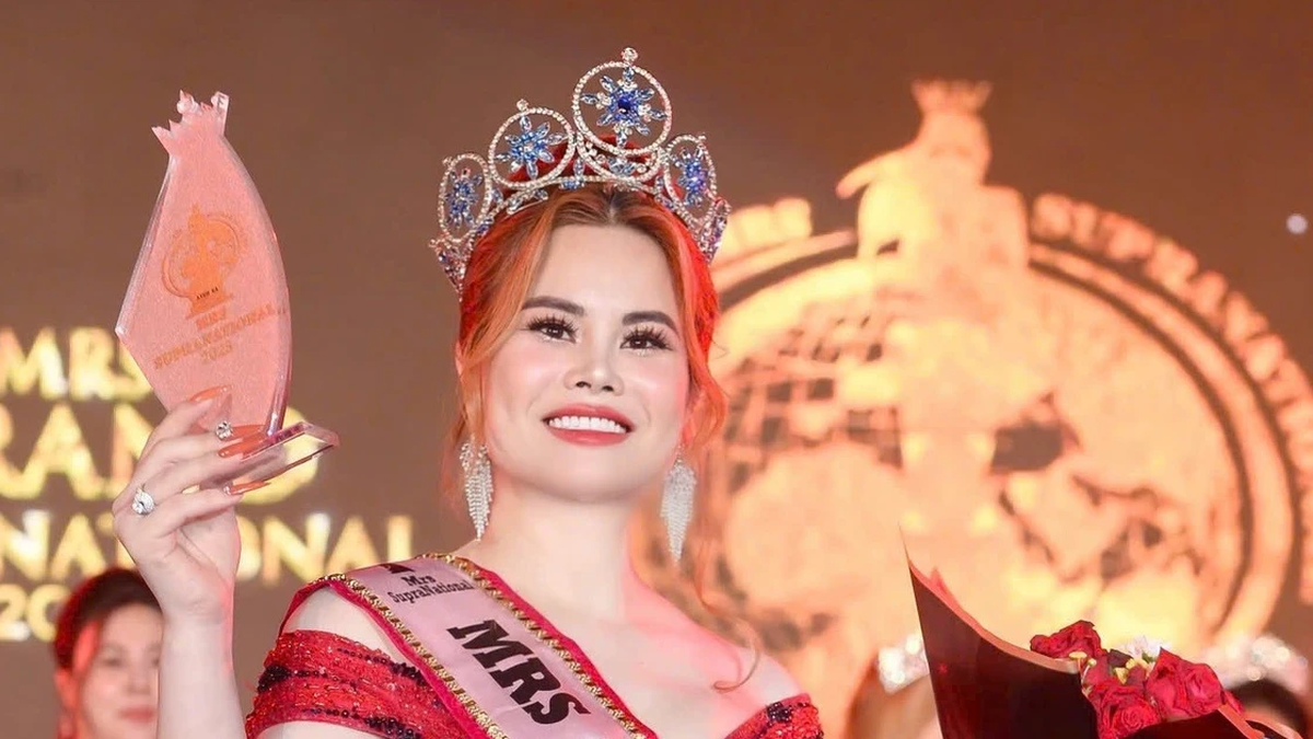 นักกีฏวิทยาชาวเวียดนามระดับปริญญาเอก คว้ามงกุฎ Mrs Supranational 2025
