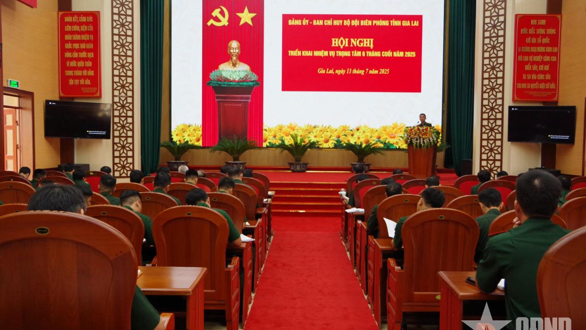กองกำลังรักษาชายแดนจังหวัดเจียลายจัดภารกิจในช่วง 6 เดือนสุดท้ายของปี 2568