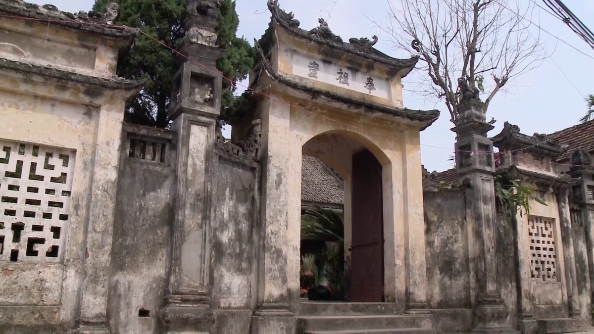 Ngôi Tổ đường họ Trần ở làng Cựu