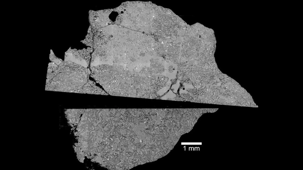 2.35 billion year old lunar meteorite reveals surprising secrets