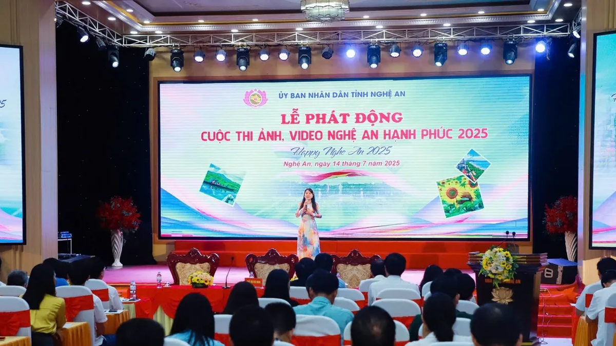 Lanzamiento del concurso de fotografía y vídeo "Nghe An felicidad - Feliz Nghe An 2025"