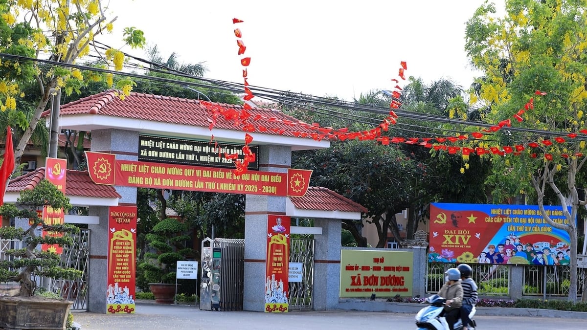 Don Duong Commune Party Committee carefully prepares for organizing the model commune-level congress