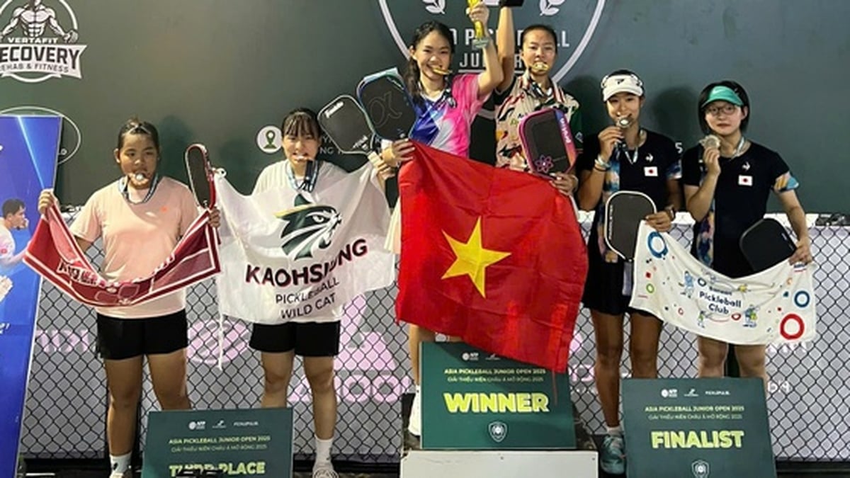 Jolie Lam - Sophia Phuong Anh ganó el Abierto Asiático de Pickleball Juvenil 2025