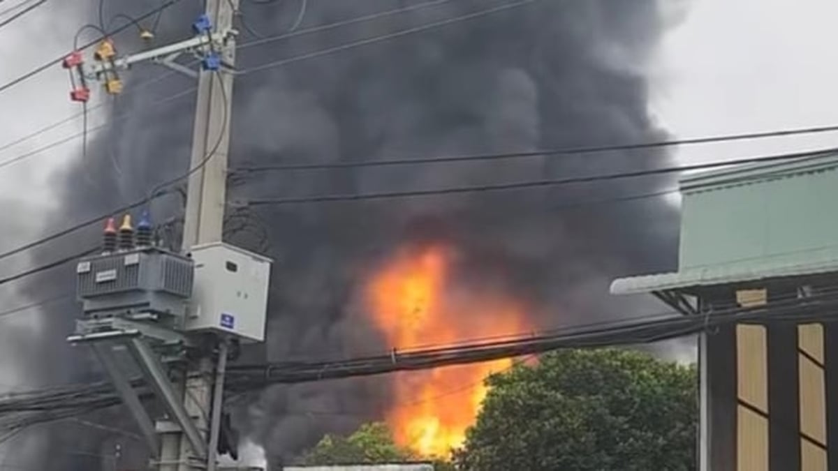 Un important incendie se déclare dans une entreprise de fabrication de peinture à Ho Chi Minh-Ville.