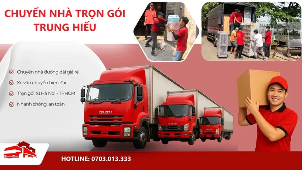 Trung Hieu บริการขนย้ายพัสดุแบบครบวงจรราคาถูกและมีชื่อเสียง 2025