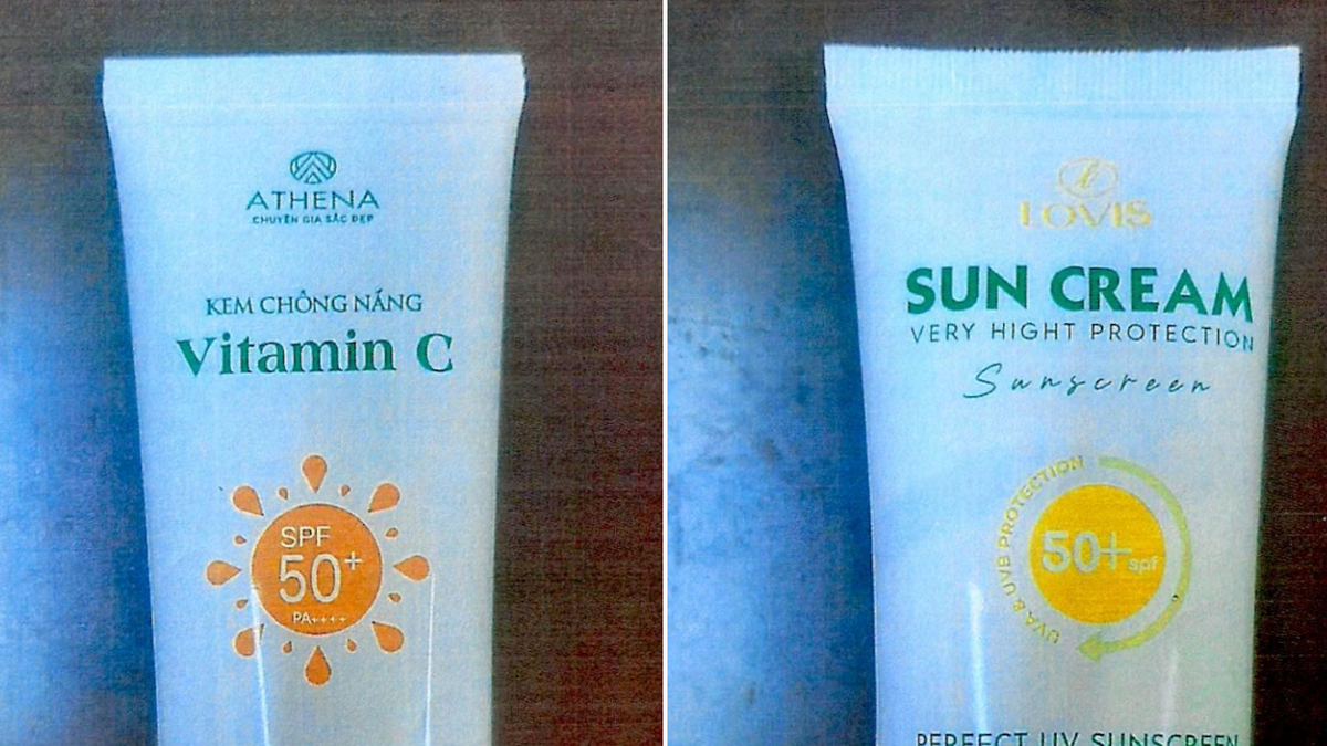 Le ministère de la Santé demande le rappel national de deux types de faux écrans solaires
