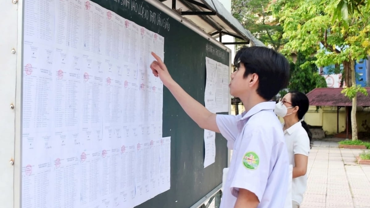 Hanoi announces additional admission scores for non-specialized grade 10
