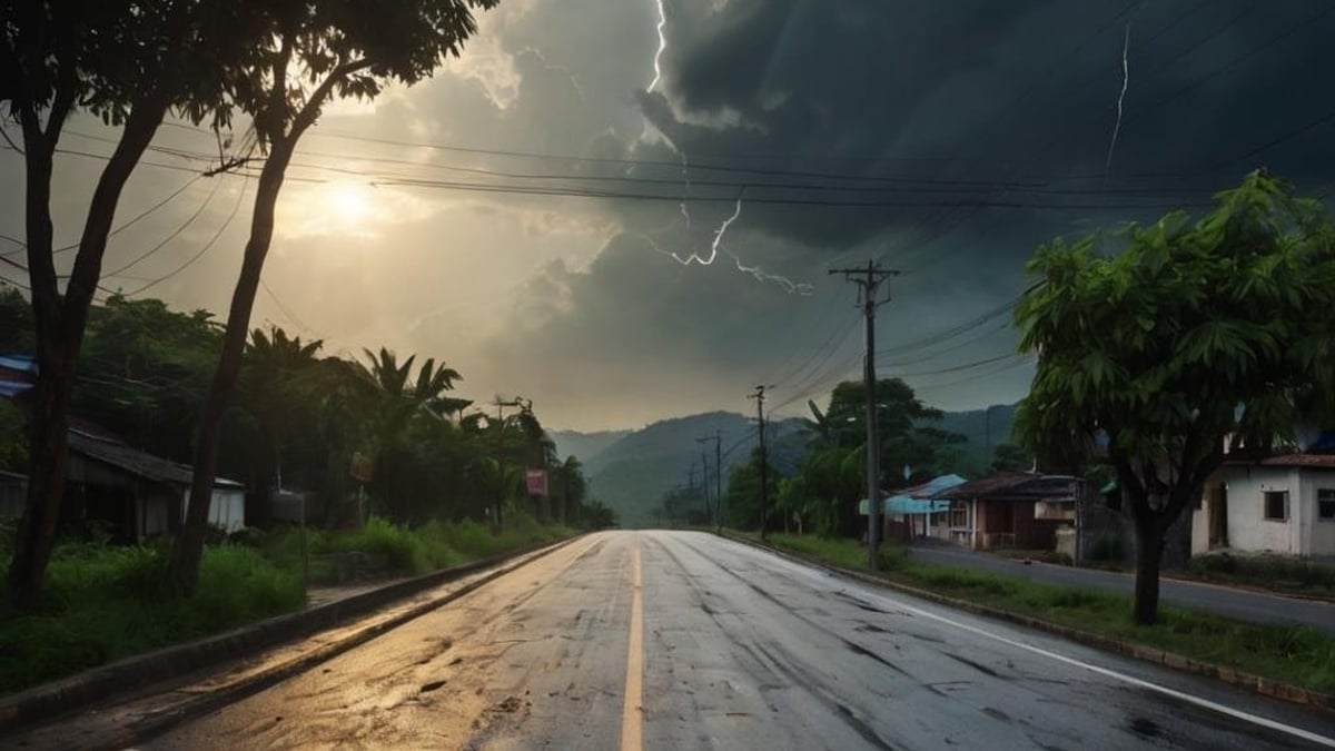 Météo à Nghe An le 18 juillet : Ensoleillé comme un feu de camp pendant la journée, attention aux orages soudains le soir et la nuit
