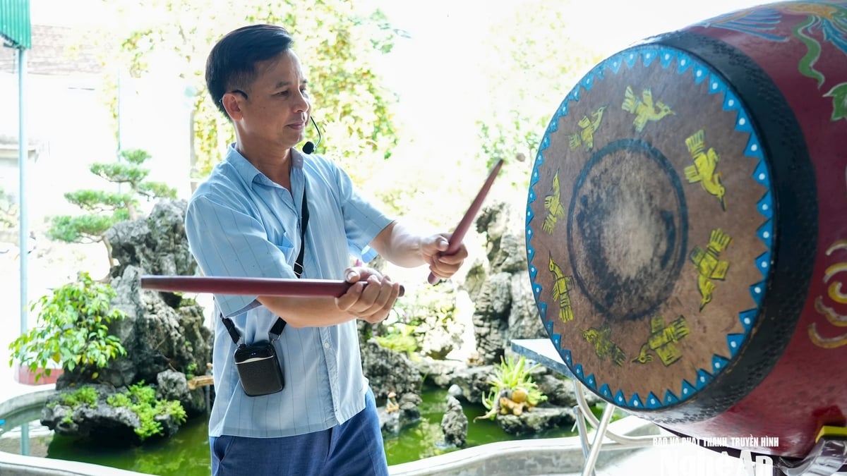 Visitez Quan Thanh et rencontrez le célèbre artisan du tambour sacrificiel de Nghe An