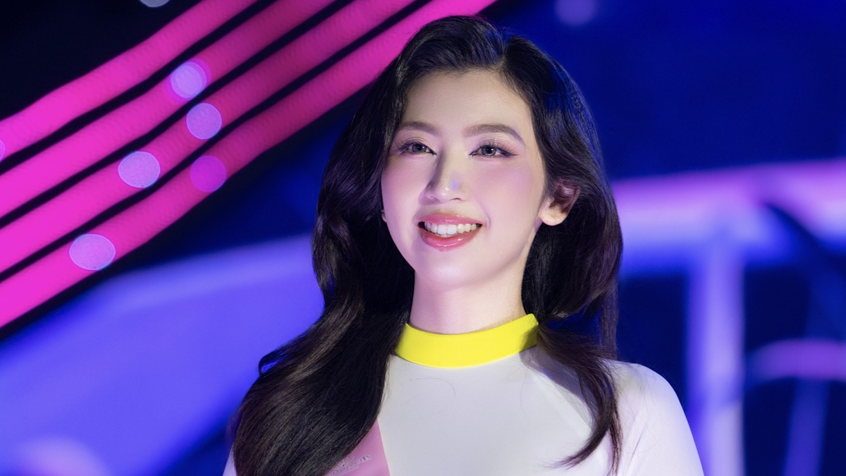 Die Medizinstudentin Dang Quynh Anh aus Hanoi ist Miss Vietnamese Students 2024