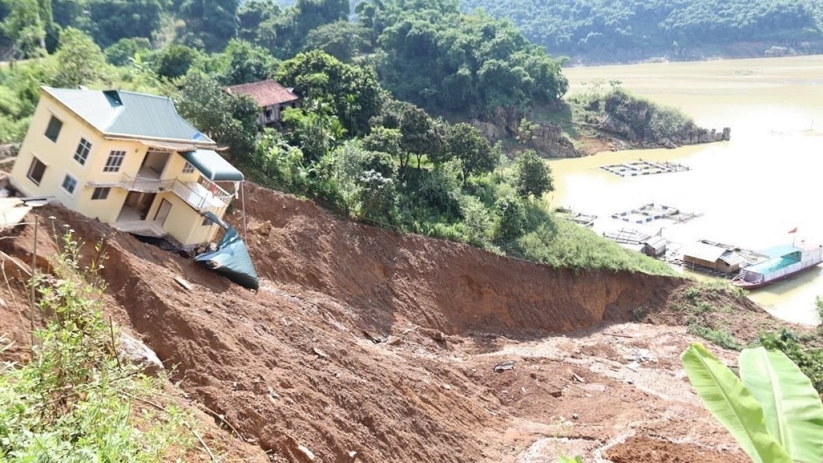 Muchas zonas de Hai Phong corren riesgo de sufrir deslizamientos de tierra.