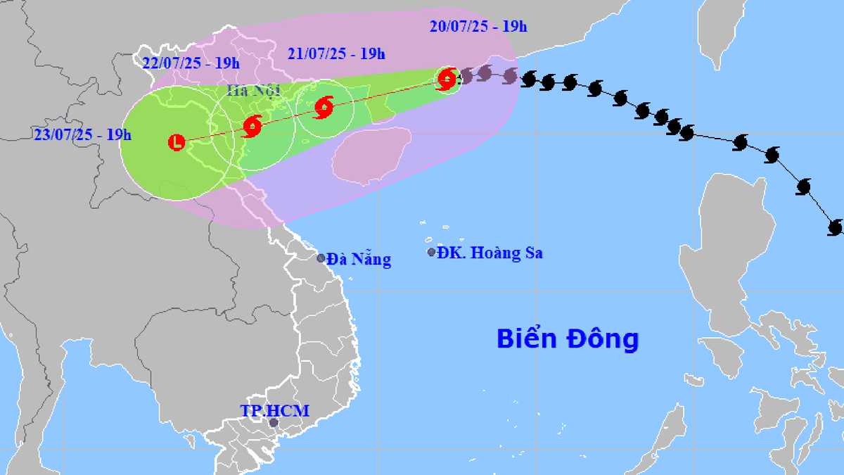 พายุลูกที่ 3 ระดับ 10-11 ห่างจากไฮฟองประมาณ 418 กม.