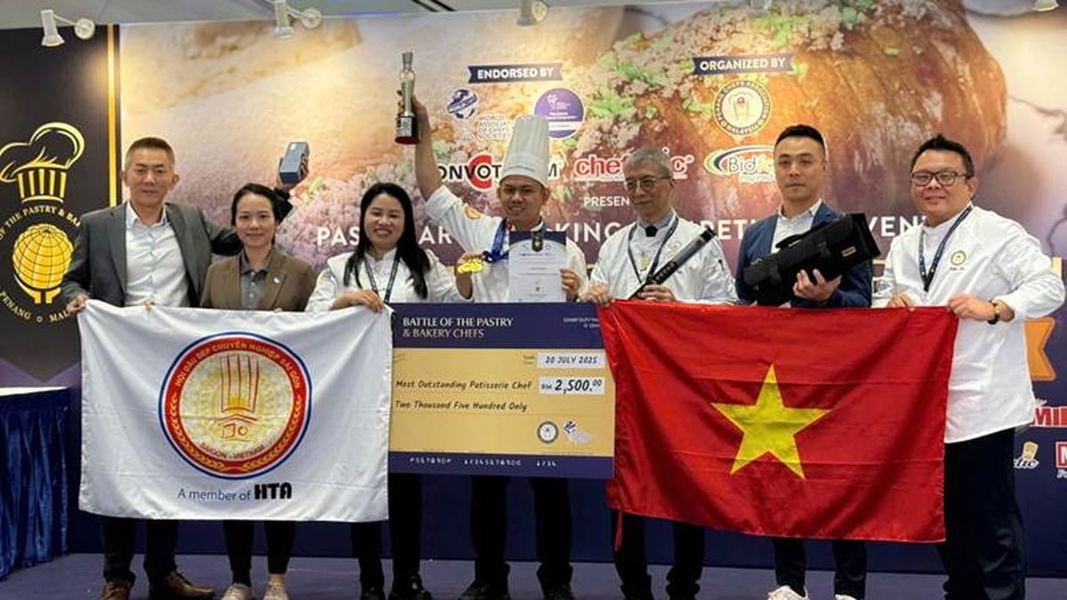 Superando a más de 400 concursantes de otros países, los concursantes vietnamitas ganaron el concurso internacional de pasteles y pan.