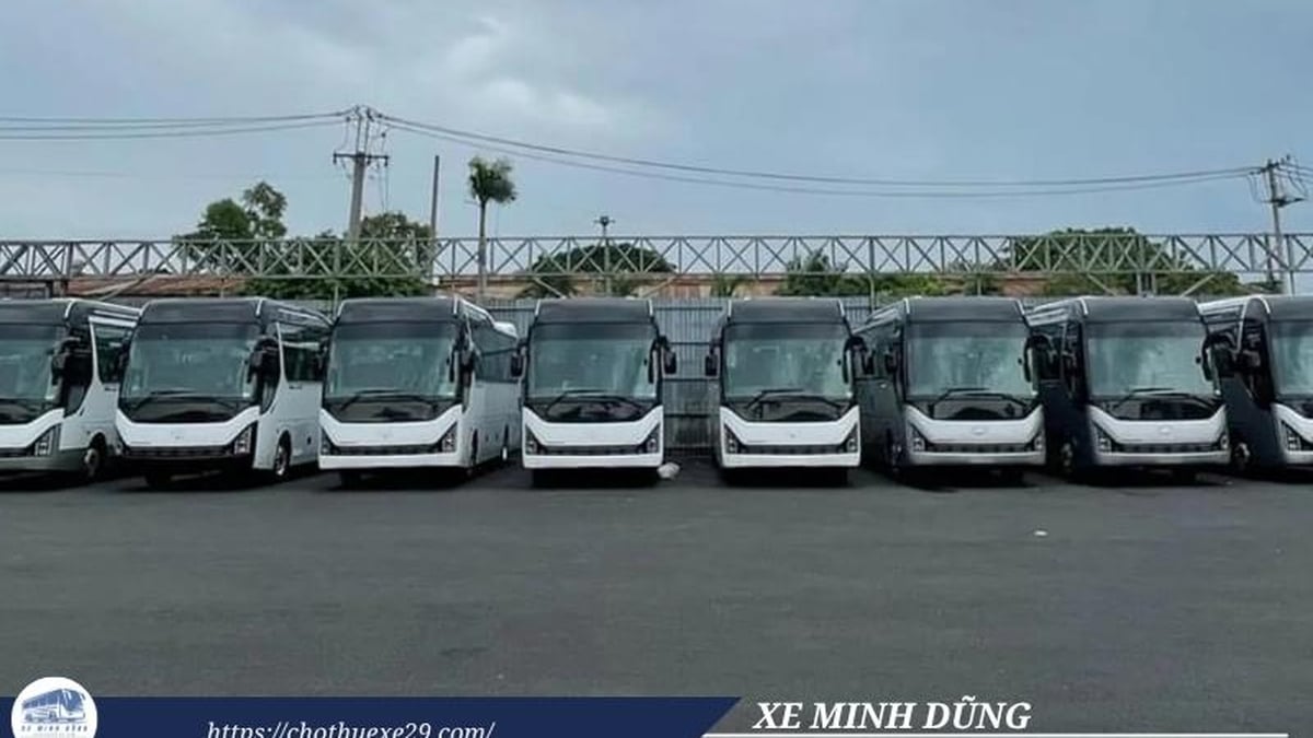 Experience the reliable 29-seat car rental service in Ho Chi Minh City at Minh Dung car