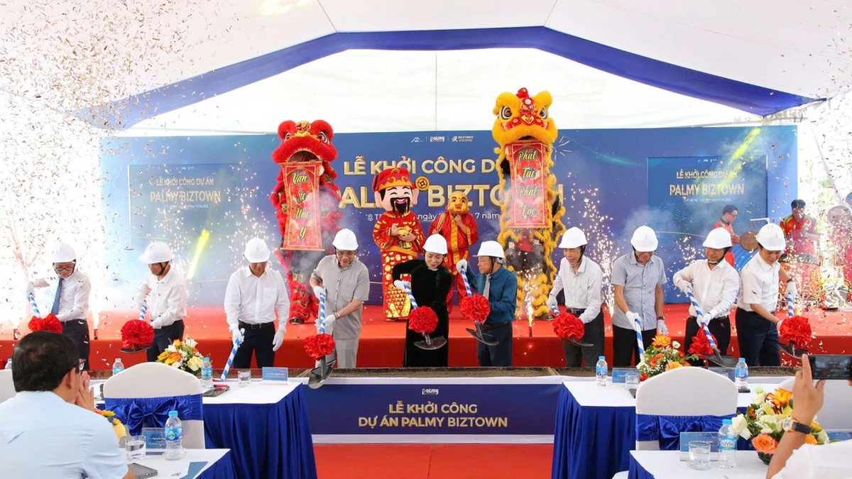 (Ảnh) Khởi công tổ hợp thương mại đón đầu xu hướng phát triển đô thị gắn với giao thông đô thị nam Hà Nội