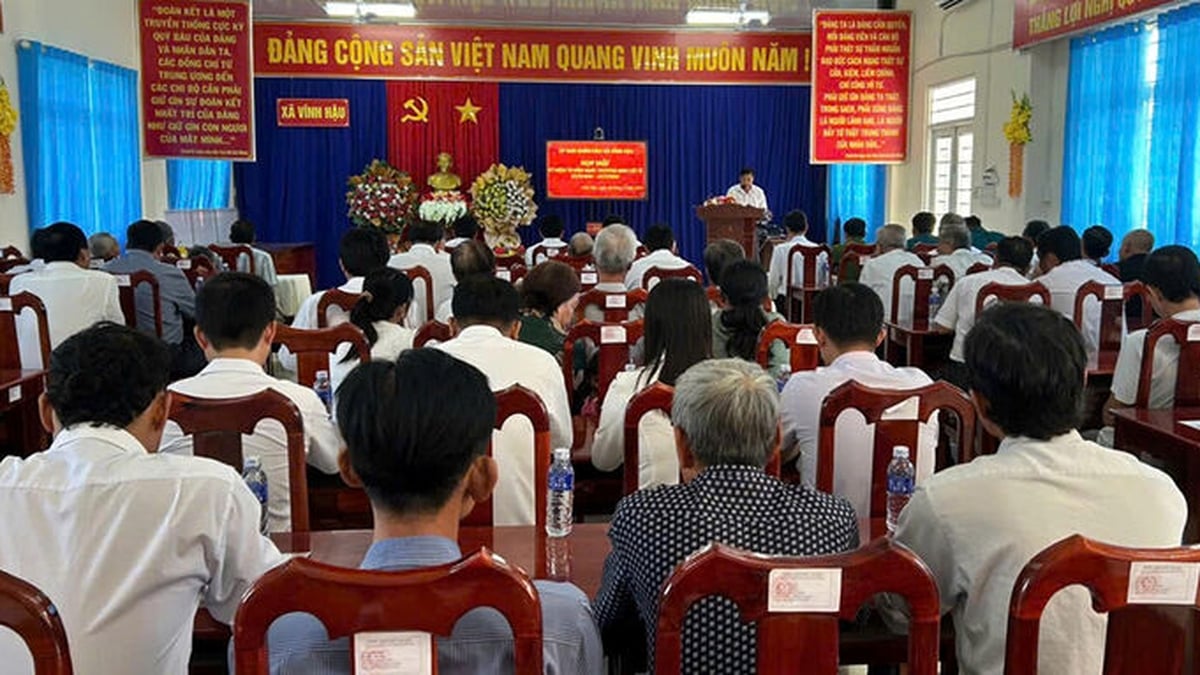 Vinh Hau បានបើកកិច្ចប្រជុំដើម្បីអបអរសាទរទិវាយុទ្ធជនពិការ និងទុក្ករបុគ្គល ថ្ងៃទី 27 ខែកក្កដា