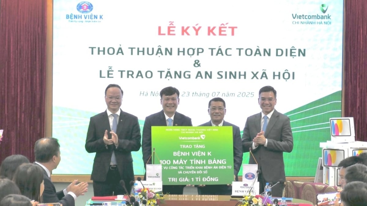 Vietcombank និង K Hospital ចុះហត្ថលេខាលើកិច្ចព្រមព្រៀងសហប្រតិបត្តិការគ្រប់ជ្រុងជ្រោយ