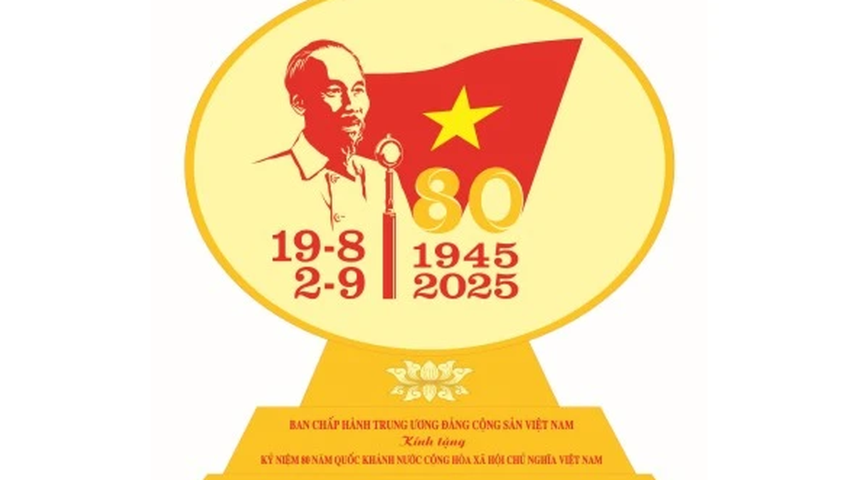 Approval of gift logo sample for the 80th Anniversary of the August Revolution and National Day September 2