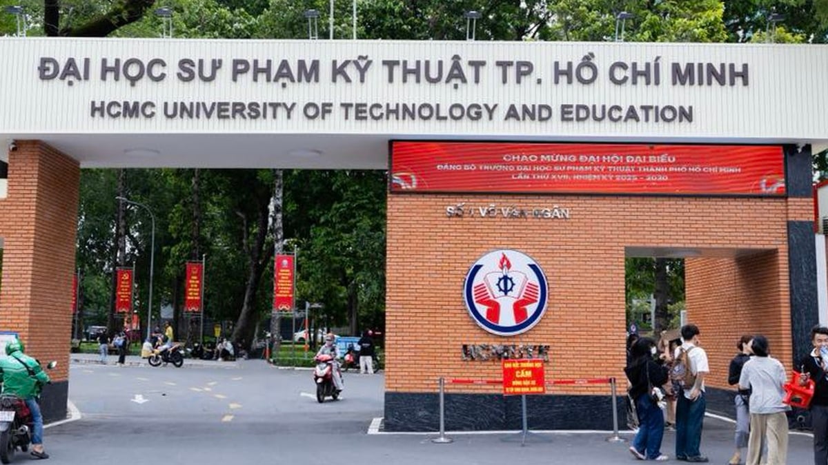 La puntuación mínima de la Universidad de Educación Técnica de la Ciudad de Ho Chi Minh para muchas especialidades es 15.