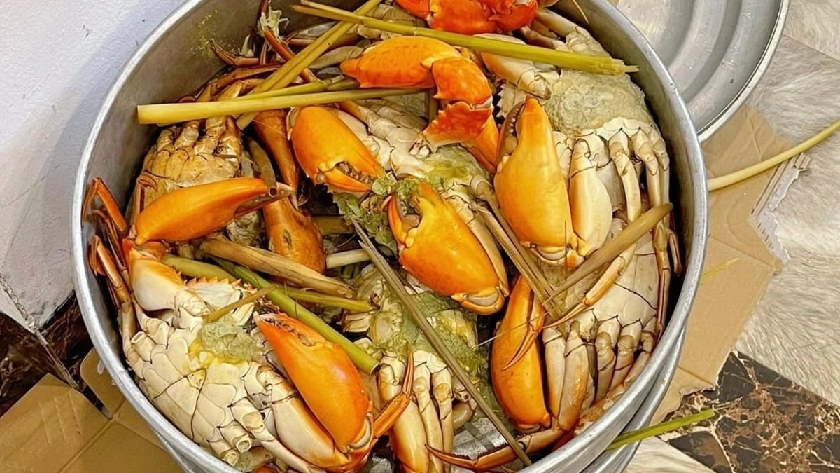 Une famille de Hanoi a apporté 15 kg de crabes et 100 œufs à Sam Son