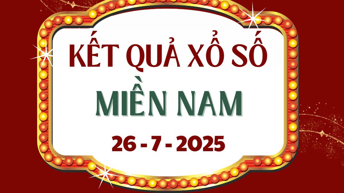 ライブ XSMN 7/26 - 今日のホーチミン市、ロンアン、ビンフック、ハウザンの宝くじ結果 7/26/2025